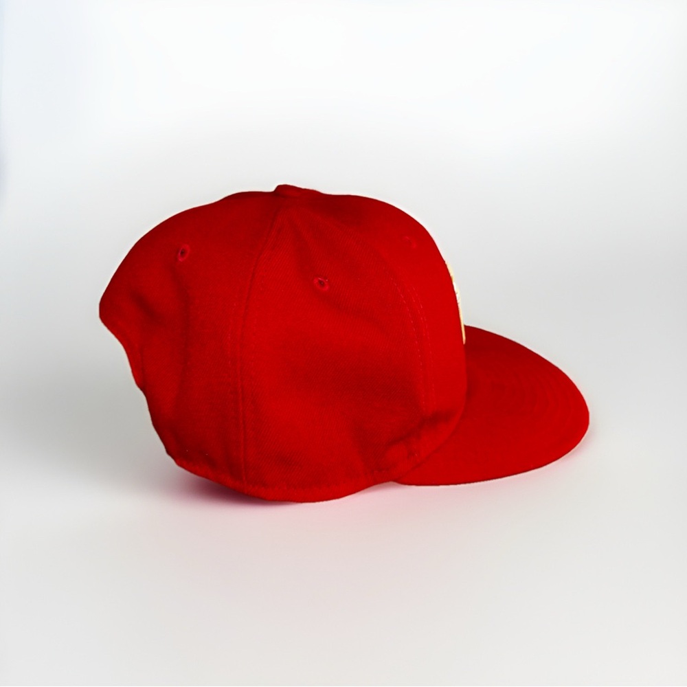 Red MLB New York Yankees Snapback Hat - 9FIFTY Baseball Cap - Picture 2 of 8